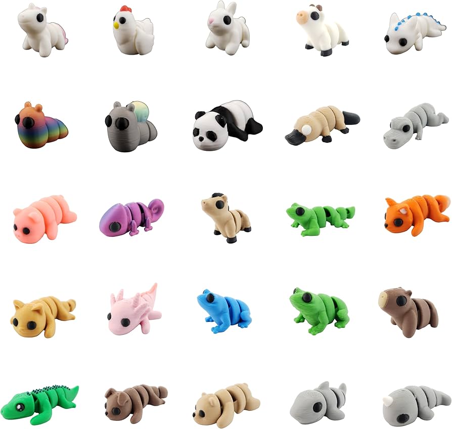3d Printed Detailed Mini Pocket Pets Flexi Toy