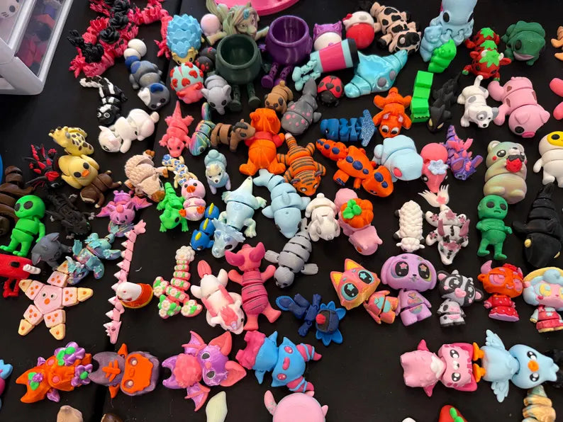 Articulated Mini Mystery Box, 3D Printed Fidget Toys