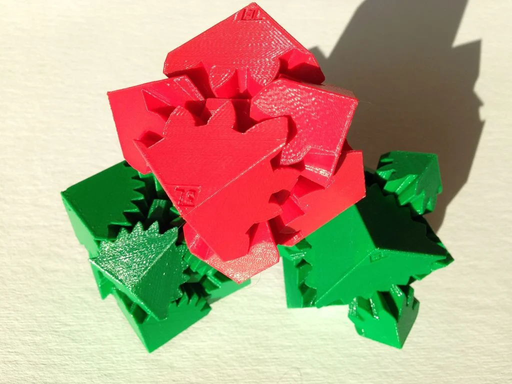 Screwless Cube Gears Fidget